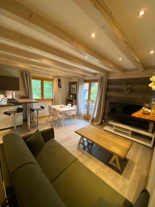 Appartement La Suite Du Kandahar A Шамони Екстериор снимка